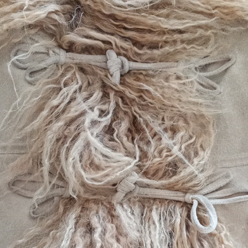 Mango Beige/Tan Faux Fur Trim Teddy Coat - Picture 8 of 13